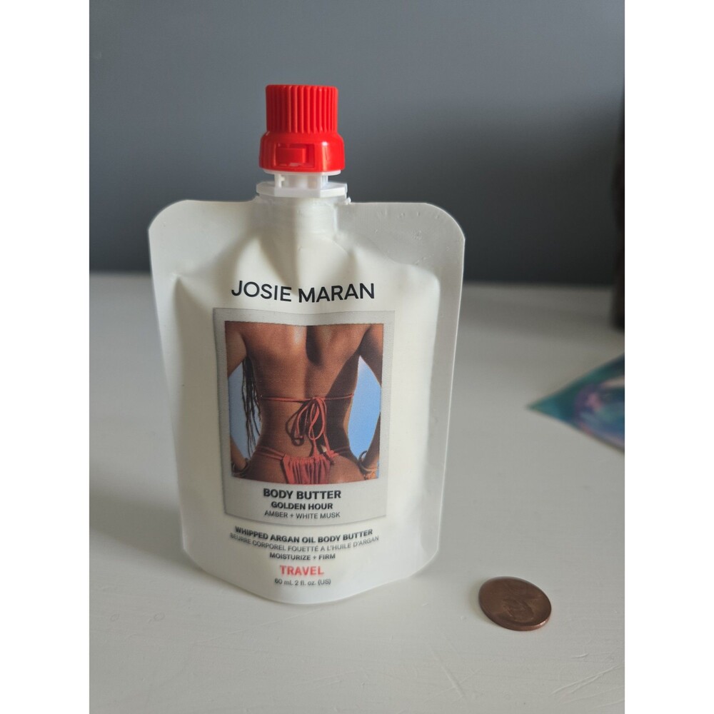Josie Maran Whipped Argan Oil Body Butter Golden Hour 2 oz 60 ml Travel Size